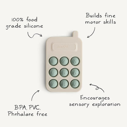 mushie Phone Press Toy (Blush)