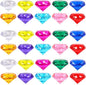 Niceup 52PCS Kids Diamond Pool Diving Gems 1.57in Swimming Game Toys Pirate Fake Jewels Treasure Crystal Acrylic Plastic Gemstones