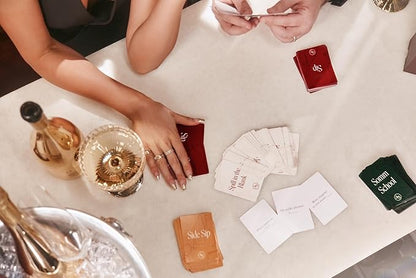 Sippin on Somethin' - Social Card Game for Trivia, Knowledge, and Learning About Wine, Have Fun and Foster Connection - Ideal for 4 to 20 Players