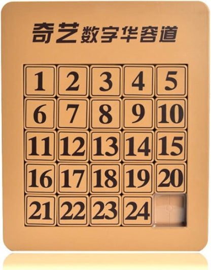 Cuberspeed 24 Klotski Puzzle Slide Number Puzzle Puzzle magnetized Brain Teasers Toy Tangram Jigsaw Intelligence