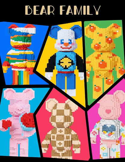 GAMTIM Animal Night Bear Bear Model Set,(9435Pieces) –Ornaments Building Blocks