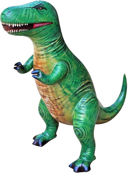 Jet Creations Inflatable Dinosaur 3-Pack – T-Rex (37"), Brachiosaurus (28"), Pteranodon (57") – Prehistoric Animal Toys for Kids & Adults, Jurassic Decor, Pool Fun, Party Display & Photo Props