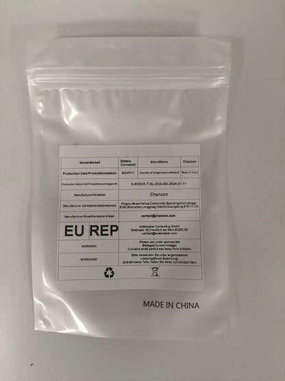 CHANZON UL Wires 9v Battery Adapter Converter 9 Volt Power Guitar Cable Clip with 2.1mm x 5.5mm Male 5Pcs T-Type Plastics Termianl