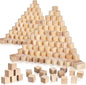 Barydat 300 Pcs 1 in Wooden Cubes, Unfinished Wooden Blocks for Crafting Natural Craft Wood Square Blank Cube for DIY Project Baby Showers