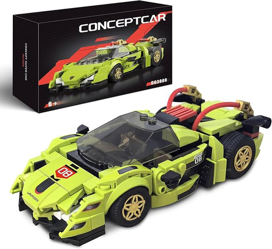 Technic Race Cars Building Blocks Set – STEM Sports Car Model Kit for Kids 8+, Suitable for Creative Play & Display Collection Ideal Gift for Birthdays & Holidays（355PCS）