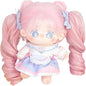 CALEMBOU Plush Doll, 20cm Cute Cotton Doll with Skeleton, Anime Plushies Soft Stuffed Dress Up Dolls, Kawaii Plush Toys Gift Come with Doll Clothes (Doll&Clothes-Maybe-Pink)