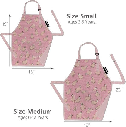 Urban Infant Little Helper Kids Apron - Children's Cooking Art Gardening - Great Gift for Toddler Boys and Girls
