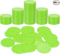 uxcell Plastic Poker Chips, Learning Counters Counting Counters Disk Marker Opaque Game Token for Game Play Math Counting