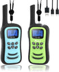 QUOLIX Walkie Talkies for Kids 2 Pack, Rechargeable Kids Walkie Talkies Toy for 3-12 YrO Boys, Long Range Walkie Talkie with 22 Channels & Flashlight Birthday Gifts for Xmas Outdoor Adventure