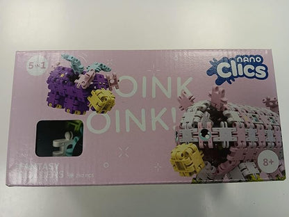 Nano Clics Fantasy Builders 250, Construction Toys for Children Ages 8 and up, Creative Educational Toys in a 250 Piece Set, Building Blocks for Girls and Boys, Durable Toys