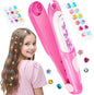Hair Gem Stamper Kit,Bling Hair Jewels for Girls, Hair Styling Tool with Reusable Shining Diamonds, Christmas Birthday Arts & Crafts Gift for 5-12 Year Old Girl