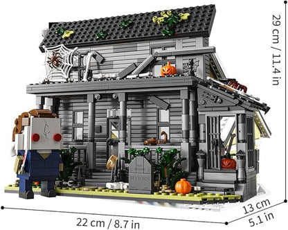 Halloween House Building Blocks Kits, Present for Friends and Fans，Collectible Decoration Building Toy(797 Pieces) Compatible with Lego