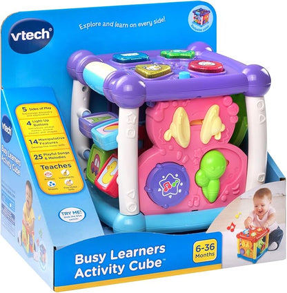 VTech Busy Learners Activity Cube, Purple