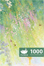 MOMIBOOK 1000 Piece Puzzle for Adults Jigsaw Puzzles of Spring Secret Realm, Twinkle Laminate Painting Image Difficult Challenging Impossible Puzzle Unique Funny Party Christmas Birthday Gifts