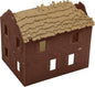 BMC WW2 Bombed French Farm House - Plastic Army Men Playset Accessory
