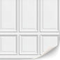 3 Sheets Self-Adhesive Wall Cladding for Dollhouse 1:12 Scale (Wood Paneled Wall (Renaissance))
