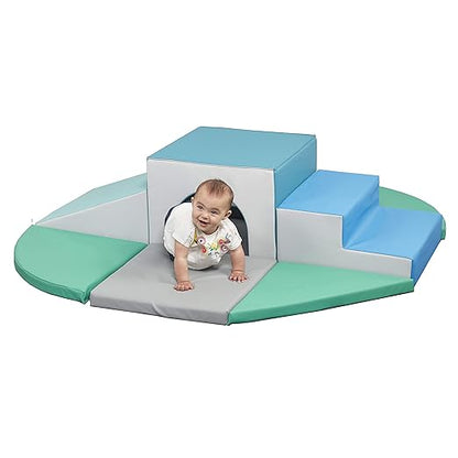 ECR4Kids SoftZone Lincoln Tunnel Climber, Toddler Playset, Contemporary