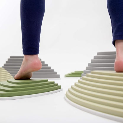 JumpOff Jo - Rocksteady - Balance & Coordination Enhancing Blocks and Stepping Foam Stones, Sensory Toys for Kids - Indoor and Outdoor Obstacle Course