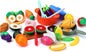 Play Kitchen Accessories, Silicone Pretend Play Kitchen Toys Set, Play Kitchen Pots and Pans Set for Kids, Learning Education Cooking Toys for Girls(Orange)