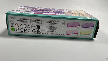 Friendship Bracelet Making Kit with Storage Box,DIY String Bracelet Arts and Craft for Girls Aged 8-12,Kids' Travel Activity Toy Set,Easter Birthday Gifts for Ages 6 7 8 9 10 11 12 Year Old Blue