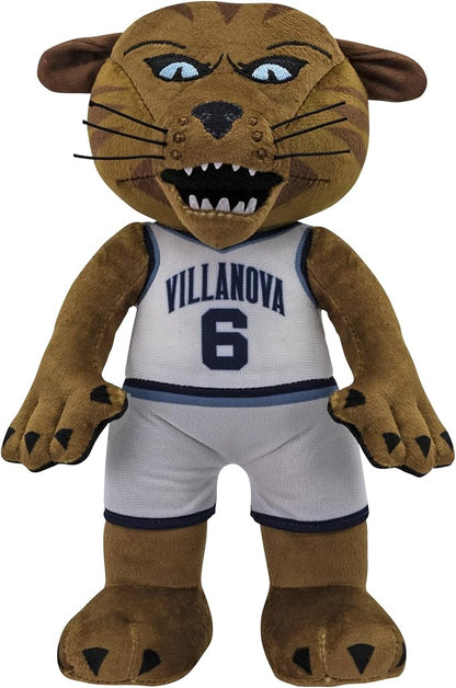 Bleacher Creatures Villanova Wildcats Will D. Cat 10" Mascot Plush Figures - A Mascot for Play or Display