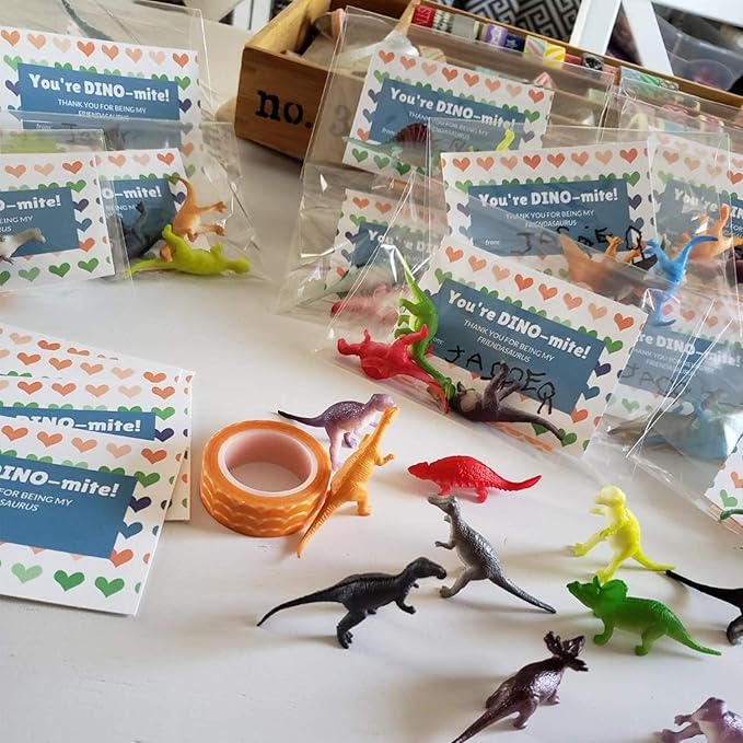 168 Pcs Mini Dinosaur Figure Toys - Realistic Plastic Dinosaur Set for Kids Children Toddler Learning Educational, Goody Bag, Party Supplies, Pinata Stuffers Easter Eggs Easter Basket Filler
