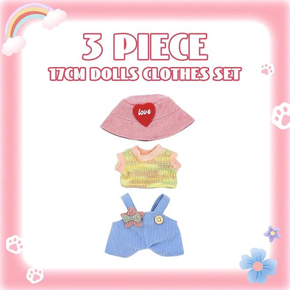 2025 New Doll Clothes - Outfit Set 17cm Doll Clothes, Exquisite Accessories, Cute Dolls Outfit Dress up Unique Style