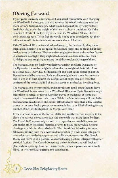 Magpie Games Root The Roleplaying Game Deluxe Set: Core Book and Travelers & Outsiders Expansion