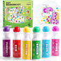 Jar Melo Washable Dot Markers, 6 Colors Dot Paints with 108 PDF & 10 Physical Activity Papers, Non-Toxic Bingo Daubers for Toddlers 1-3 2-4
