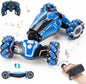 RC Stunt Car, 2.4GHz 4WD Drive Remote Controlled Gesture Sensor Toy Car, Hand Remote Control car with 360° Flipping Light and Music, Children's Toys for Boys and Girls Aged 5-13