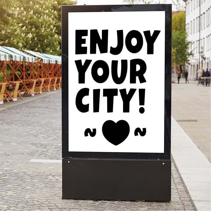 Bemeol Bulletin Board Letters 462 Pieces 4 Inch Alphabet Letter Stickers Cutout Letters for Poster Board Display Home Classroom School Decor(Black)