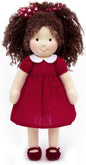 BlissfulPixie Waldorf Doll Handmade Rag Doll - Personalized Collectors Plush Doll for Kids Birthday Present with Beautiful Present Box-Eleanor 12"