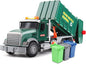 Dwi Dowellin Toddler Toys for 3 + Years Old Boys, 15" Large Garbage Truck Toy,Friction Powered Waste Management Garbage Truck with Lights and Sounds,3 Rear Loader Trash Cans,Kids Gift