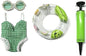 15/17cm（6.7inch Doll Clothes 4-Piece Summer Set: Bikini, Inflatable Ring, Sunglasses & Air Pump for Pool Party (Doll Not Included)