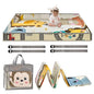 VEVOR Baby Play Mat, 55"" x71 Baby Crawling Mat, Non-Slip One-Piece Foam Baby Playmat, Foldable Portable Reversible Floor Mat with Travel Bag, Waterproof Activity Playmats for Babies, Toddlers, Infan