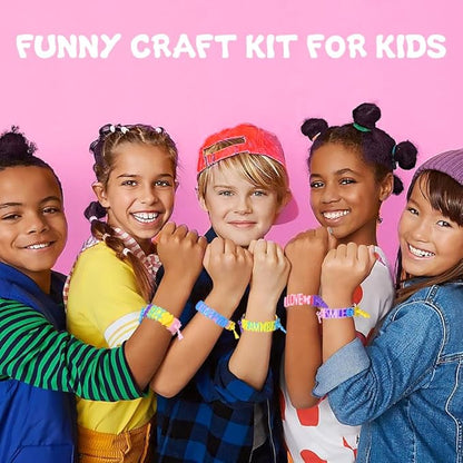 Art & Craft Kits for Kids, Christmas Gifts Friendship Bracelet Making Kit for Girls, DIY Jewelry Making Kit, Birthday Present for Ages 4-12, Toy for Age 4, 5, 6, 7, 8, 9, 10, 11, 12 Years Old