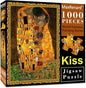 MaxRenard Game Jigsaw Puzzle 1000 Pieces Fine Art The Kiss Klimt Fine Artwork Challenge Family Game Fit Together Perfectly