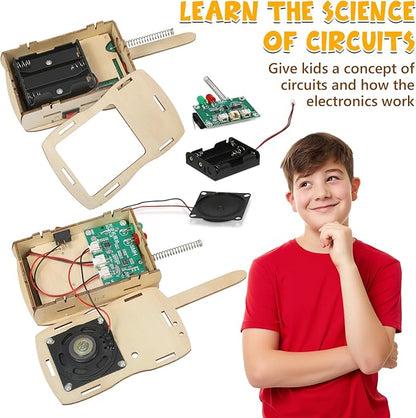 Stem Projects Walkie Talkies Toys for Boys Age 8-12 12-14 Science Kit Building Own DIY Electronics Kit for Kids Science Experiments Kid 9-12 Boy Toys Birthday Gift 8 9 10 11 13 Year Old Teen Girl
