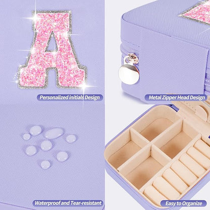 Graduation Gifts for Teens Girls - Gifts for Teen Girl Trendy Stuff,Birthday Gifts for 5 6 7 8 9 10 11 12 13 14 15 Year Old Girls,Cute Travel Jewelry Case Small Box | Lavender,A