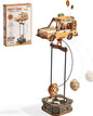 ROKR Pendulum Balance Toy, 3D Wooden Puzzles for Adults, Retro Road Tripper Car, DIY Craft Wood Puzzle Kit, Unique Gift for Men Women