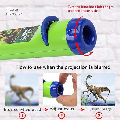 Georgie Porgy Children Projector Toys Educational Science Set Wall Ceiling Tent Torch Flashlight for Kids Gifts for Boys Girls (Mermaid)