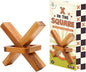 BSIRI Wooden Brain Teasers for Adults Logic Games Gift Puzzle and Mind Teasers for Kids of The Cross Out Tricky Games Wood IQ Puzzles Challenging to Open Trick Lock