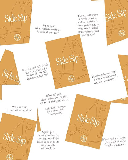 Sippin on Somethin' - Social Card Game for Trivia, Knowledge, and Learning About Wine, Have Fun and Foster Connection - Ideal for 4 to 20 Players