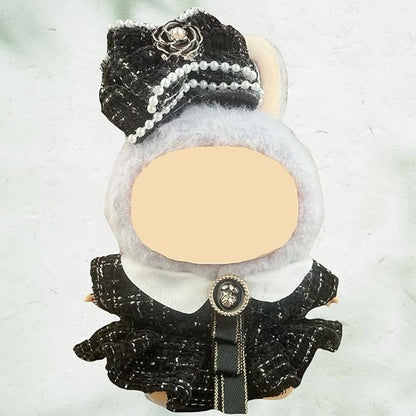 4 Pack—17cm Doll Clothes,Premium Doll Outfit with Accessories,Doll Princess Skirt,Cute Clothes Outfit for 17cm Dolls,End Dolls Fashion Clothing Set(No Dolls and Shoes) (Set P)