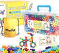 330 pcs Building Blocks, Educational Building Toys Stem Toys Building Discs Sets Interlocking Solid Plastic for Preschool Toddlers Girls and Boys by Winlip