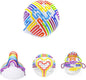 PINU Sensory Fidget Board Ball Toy - Activity Board with 24 Strings - Educational