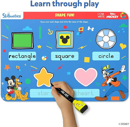 Skillmatics I Can Write Disney Junior Mickey Mouse - Reusable Preschool Learning Activities, Educational Toy and Game, Back to School Supplies, Gifts for Students, Kids, Toddlers Ages 3, 4, 5, 6