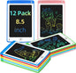 Party Favor LCD Writing Tablet for Kids, 8.5 Inch Colorful Doodle Board Drawing Tablet, Educational Learning Toys Birthday Gifts for Boys Girls Age 3 4 5 6 7 8 (12 Pack)
