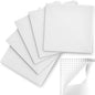 Classic Baseplates, Peel and Stick Base Plates for Building Bricks, Compatible with Major Brands, Self-Adhersive Base for Bricks 10" x 10", 6 Pack White