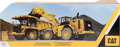 CAT Construction Toys, Heavy Mover, Semi Truck and Trailer with Construction Fleet Excavator, Lights and Sounds, Ages 3 and up